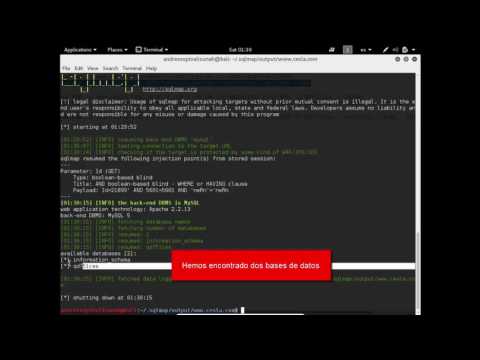 SQLInjection Con SQLMAP y KaliLinux