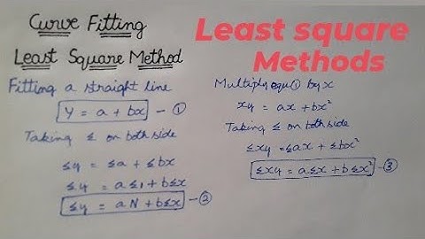 Least square Method || Fit a straight line using least square method|| Time series||B.com 3 semester