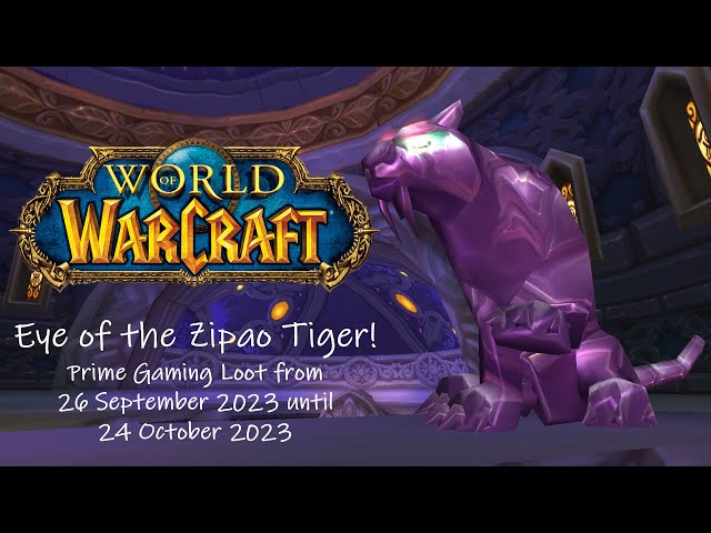 Prime Gaming Loot: Get the Zipao Tiger Pet