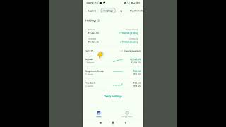 groww share holdings details check ?