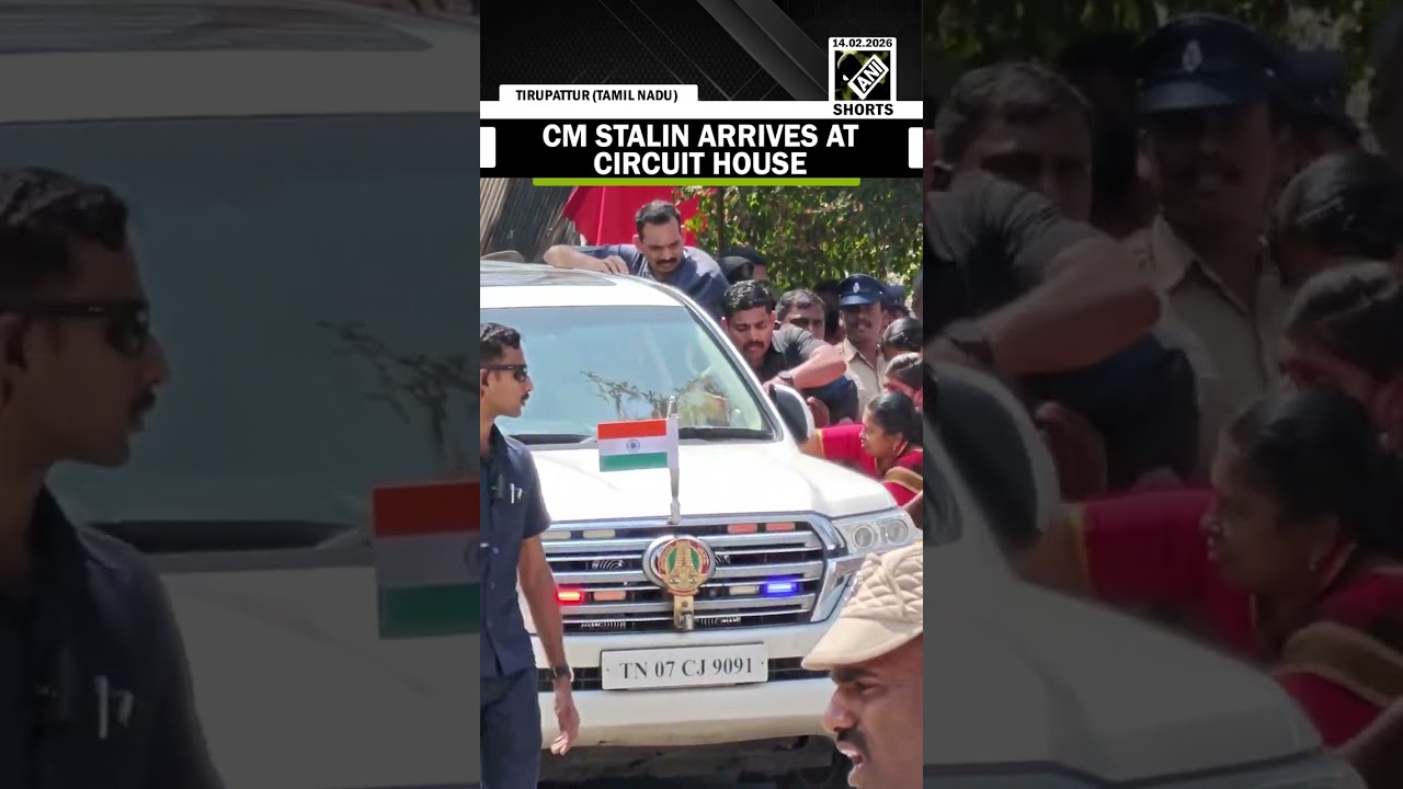 CM MK Stalin arrives at Circuit House to attend training meeting for booth agents organised by DMK