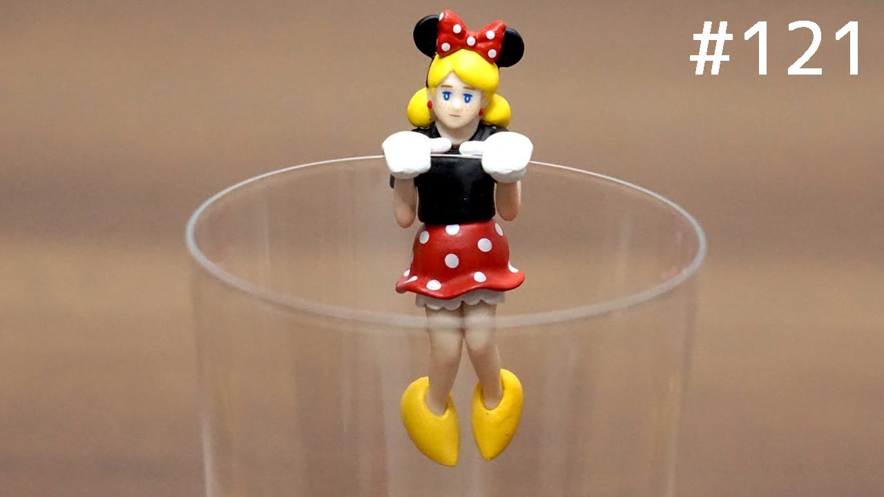 コップのフチ子 ディズニーコラボ セット コップのフチ子」ディズニーコスチュームを開封 前編。disney