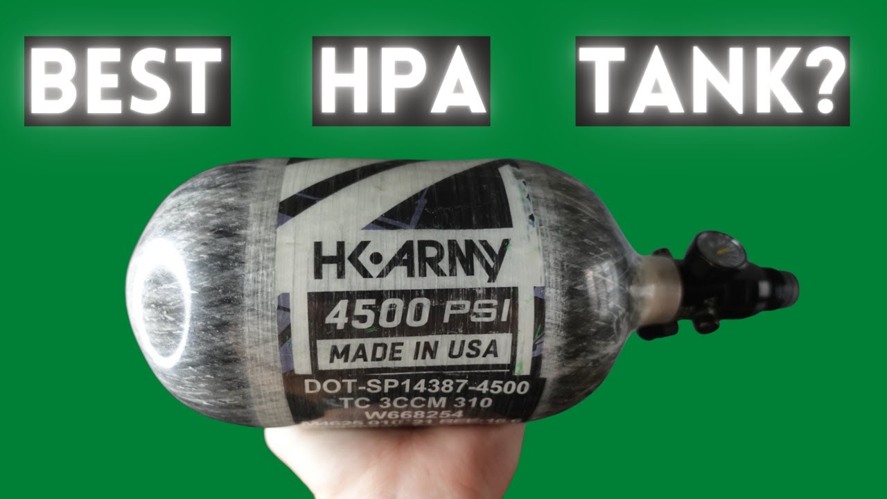 The ULTIMATE HPA Tank? HK Army 4500 Carbon Fiber Tank Review YouTube