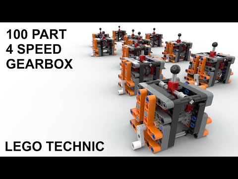 Lego Technic 100 Part 4 Speed Gearbox