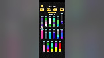 Map 721 Solution||Color Water Sort 3D!