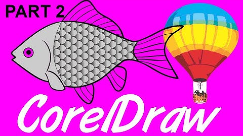 CorelDraw Tips & Tricks Put Scales on a Fish Part 2