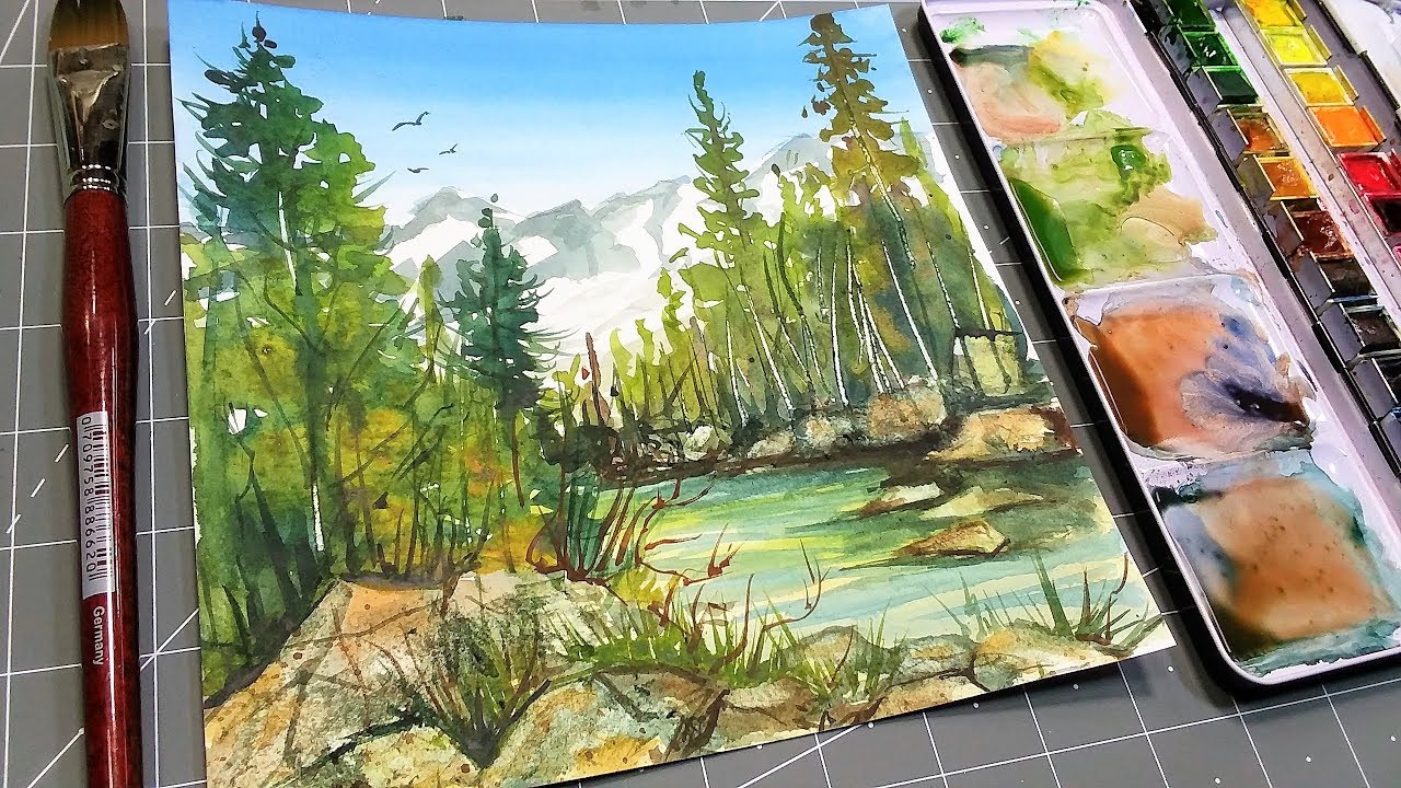 How to Make a Watercolor Block! Save $$$! – The Frugal Crafter Blog