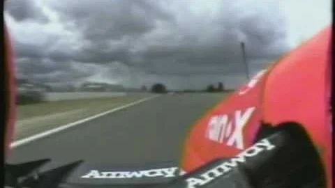 CART 1993 Portland 4 way battle Mansell, Fittipald...