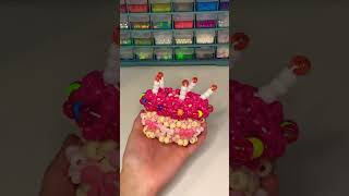 Birthday Cake Kandi Cuff 🎂 #kandi #beads #kandikid #cake #kandicuff Update
