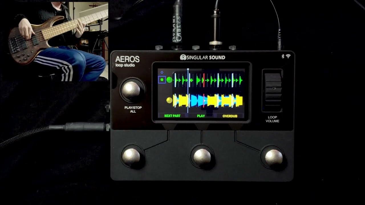 Aeros Loop Studio Looper Pedal Review (Bass) - YouTube