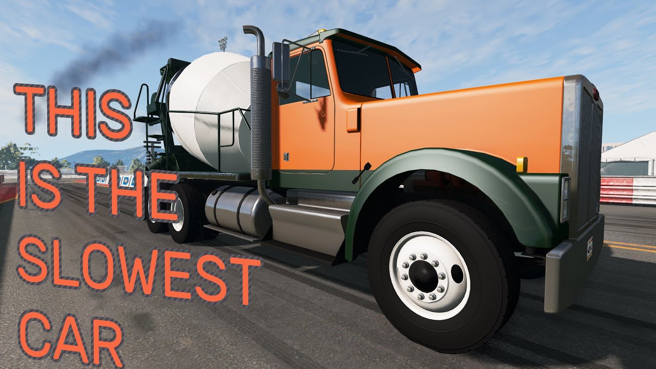 THIS is the SLOWEST CAR in BeamNG.drive
