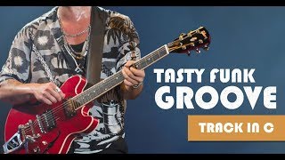 tasty funk groove guitar backing track in c minor