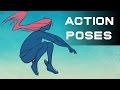 Animating Dynamic Action Poses for Action Scenes