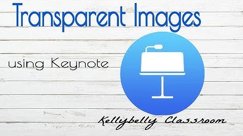 Transparent Images in Keynote