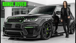 2027 Electric Range Rover Sport 🔥 Black Beast with Green Aura | Future Luxury SUV