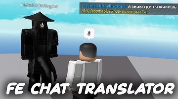 ROBLOX FE Chat Translator Script | ROBLOX EXPLOIT