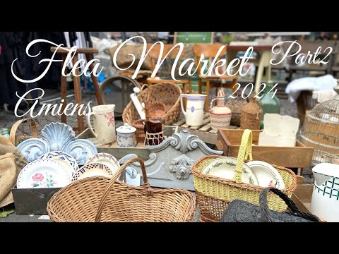 【アミアン蚤の市Part2】なんと！無料でいただけました😭またまた大量購入💦Flea Market at Amiens達人の素晴らし過ぎる戦利品🌟Réderie/16区高級住宅地のアンティークショップ