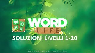 Soluzioni Word Life - Livelli 1-20 - Crossword Puzzle - Gioco di Parole - iOS/Android screenshot 1