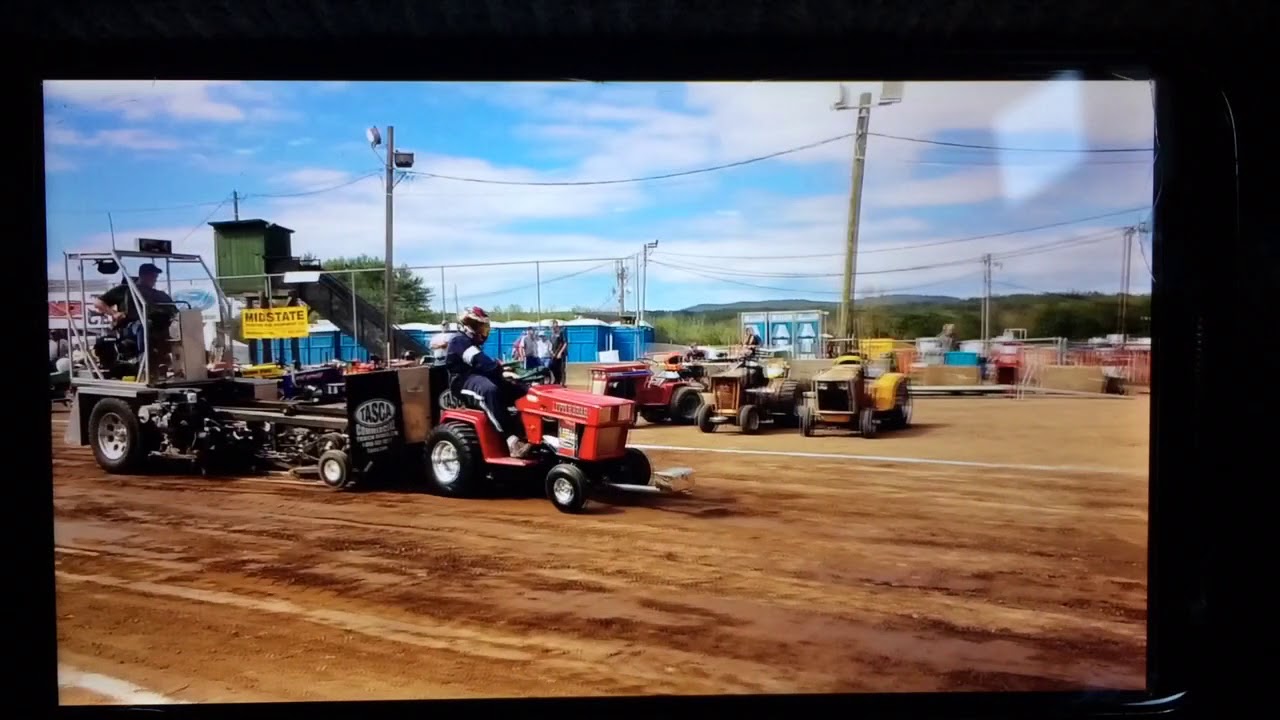 little bear pulling tractor durham fair mctp YouTube