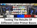 Testing The Results Of Using Different Color Primer Bases
