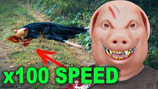 John Pork 5 x100 speed horror movie