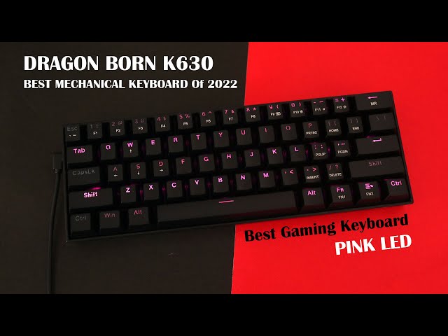 REDRAGON - K630 Dragonborn Wired Gaming Mechanical Brown Switch