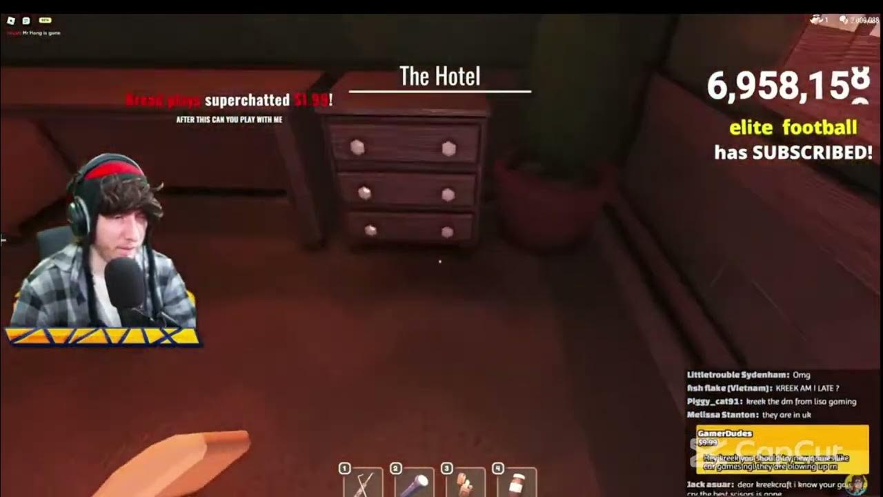 KreekCraft gets the Shears in Roblox Doors YouTube