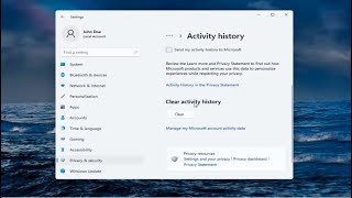 How to View and Delete All Your Windows 11 Activity History [Tutorial] screenshot 4