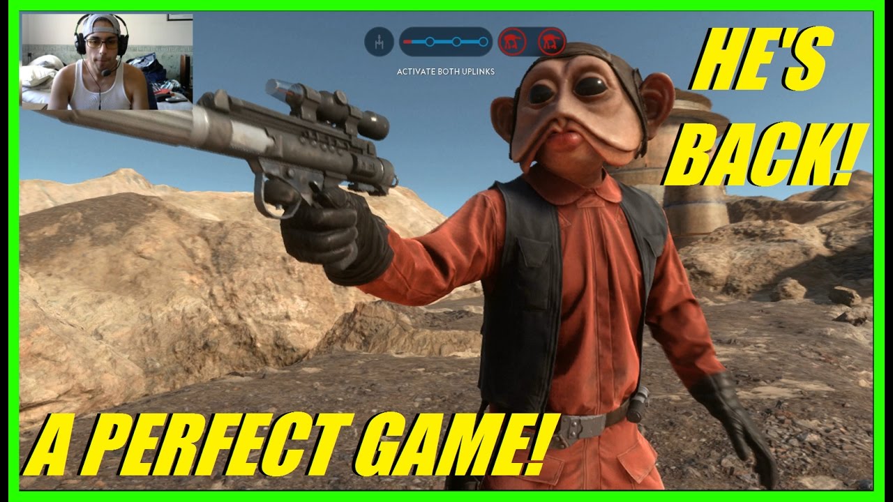 Star Wars Battlefront Pancake Face is back! A PERFECT GAME FOR A