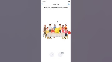 Easy Game Level 516 How can everyone eat the cereal?