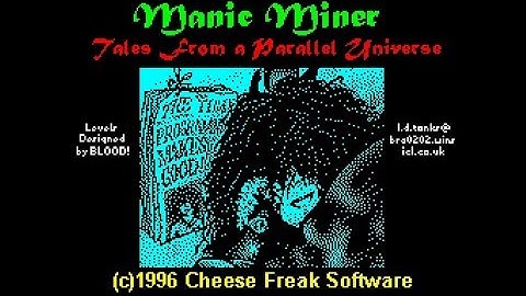 Manic Miner 3 - Tales From A Parallel Universe Review for the Sinclair ZX Spectrum by John Gage