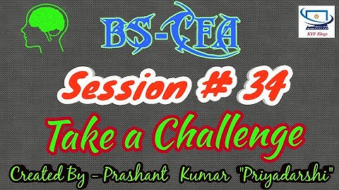 ERA Session 34 - BS CFA - Take A Challenge