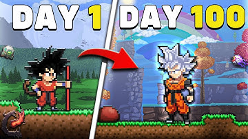 I Spent 100 Days As Goku.. In Calamity..
