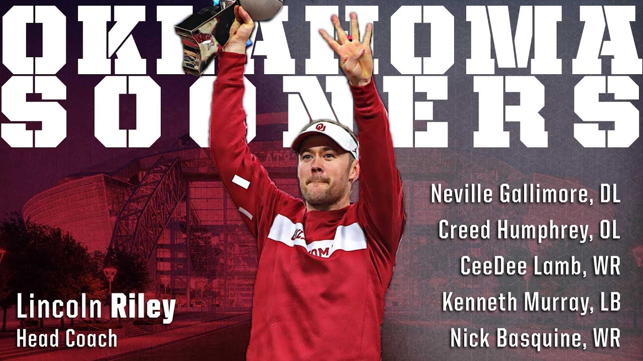 Big12 Football Media Day - Oklahoma - Coach Lincoln Riley football score