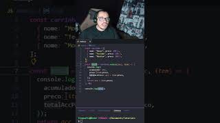 Agora é a hora de usar o reduce do Javascript.