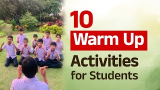 10 Warm Up Class Room Activities for Students/ Team building games