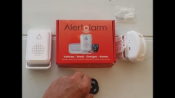 AlertOlarm out of the box #Van #alarm #homesecurity #motionsensor #pirsensor #sirenalarm