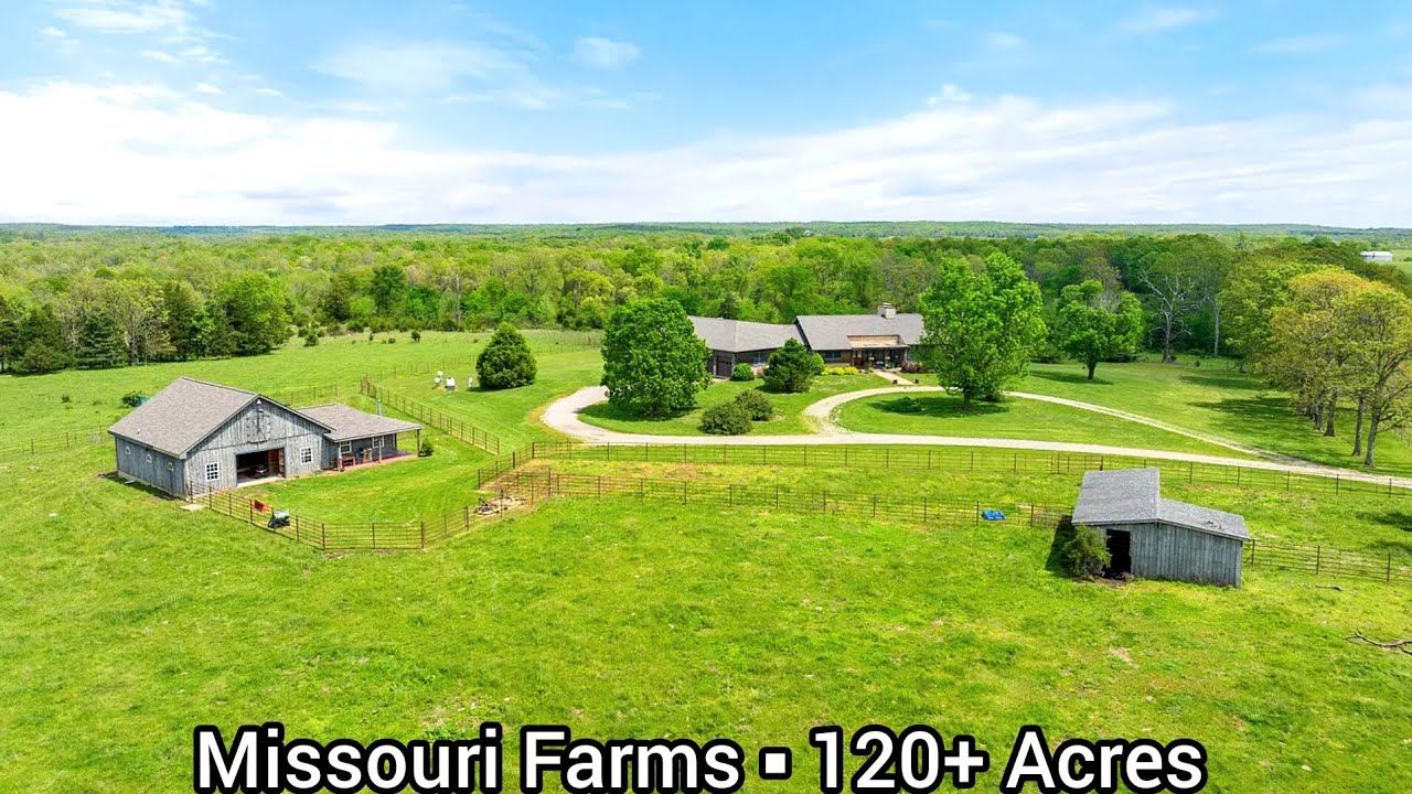 Missouri Farms For Sale / 120Acres 2-Ponds, 3-Barns / Missouri Land For ...