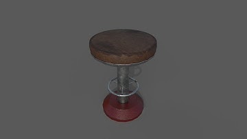Modeling A Bar Stool in Autodesk Maya 2018