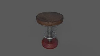 Modeling A Bar Stool in Autodesk Maya 2018