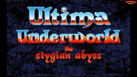Ultima Underworld The Stygian Abyss (1992) - DOS Gameplay Video (PC MS-DOS)
