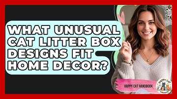 What Unusual Cat Litter Box Designs Fit Home Decor? - Happy Cat Handbook