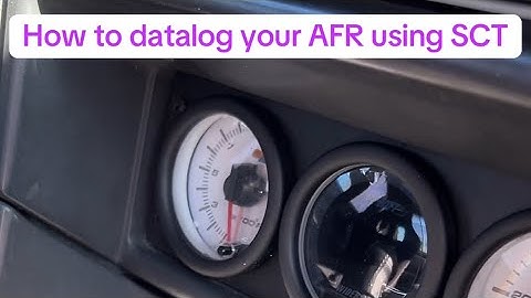 AFR Data logging using SCT