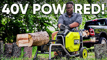New RYOBI Log Splitter - The Best Kinetic Log Splitter!