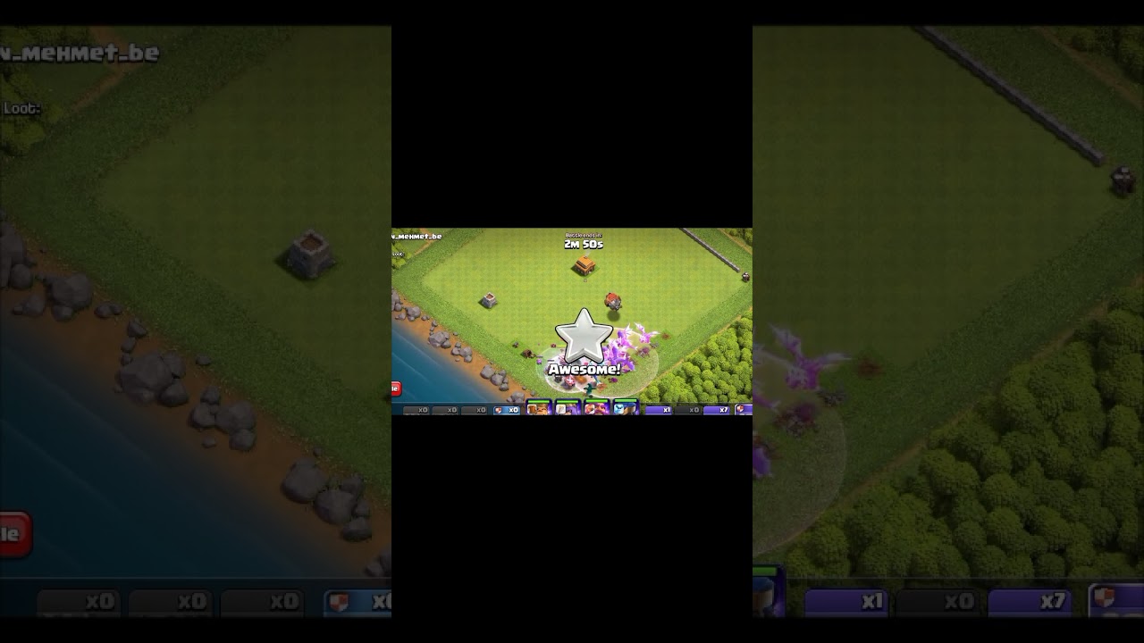Coc funny base attack 