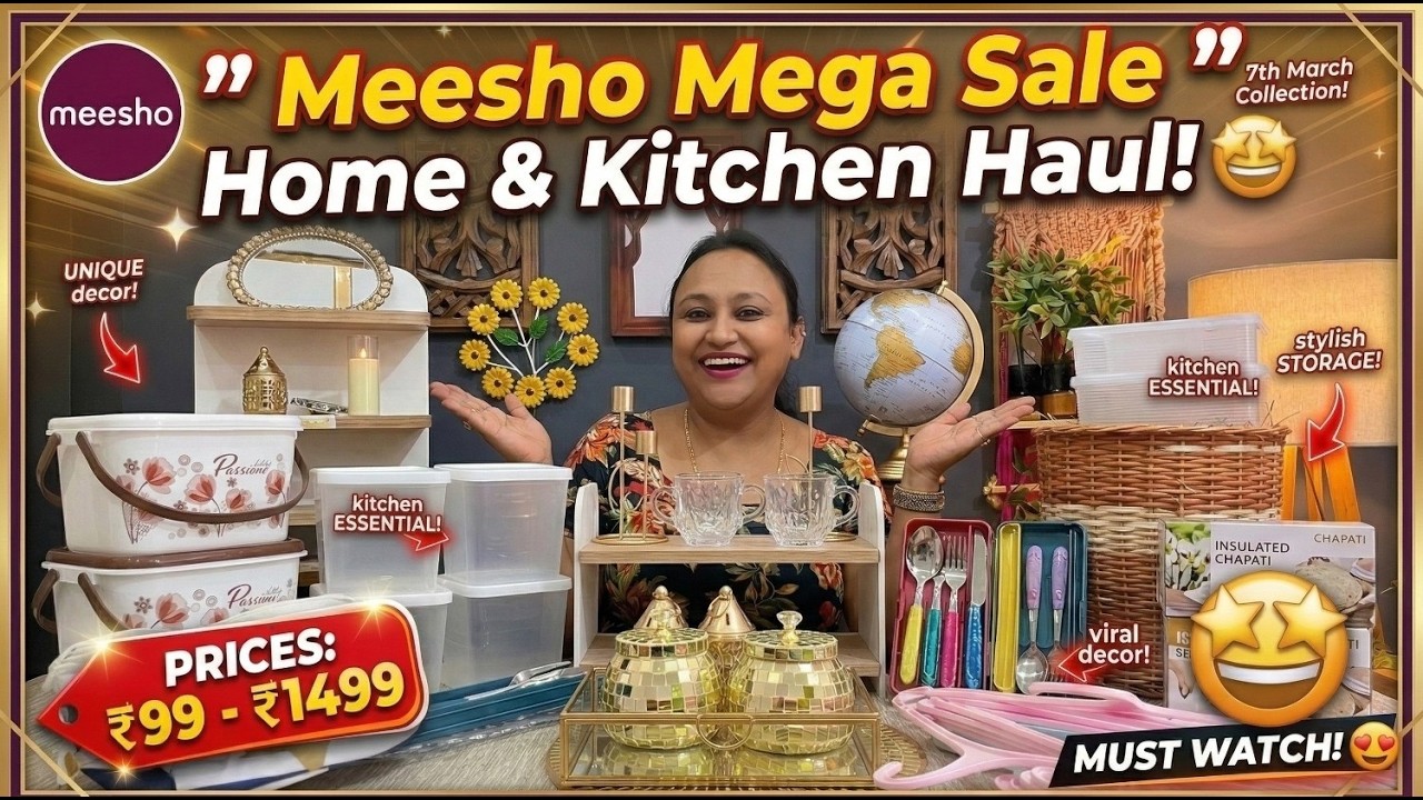 So Many Useful Meesho Finds Meesho Mega Sale😍 | Kitchen, Storage & Decor Haul