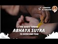 Abhaya sutra  the magic thread  to overcome fear  sadhguru in 3 mins