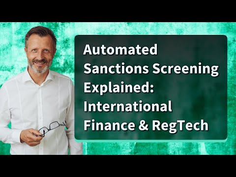 Automated Sanctions Screening