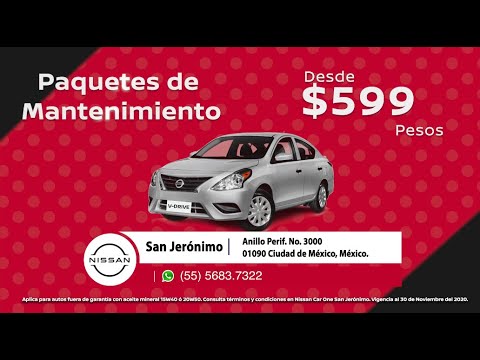  Trae tu Nissan a mantenimiento con ésta increíble promoción | Car One Nissan  México - YouTube