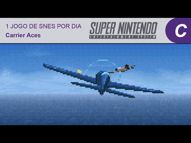 Carrier Aces (guerra Avião) Super Nintendo Paralela Usada